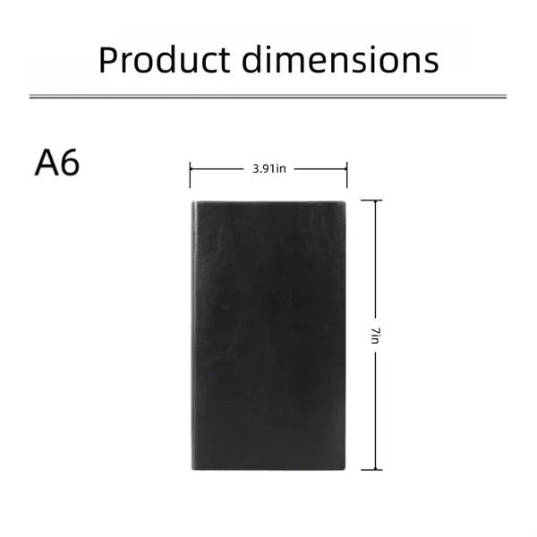 A6 PU Leather Notebook