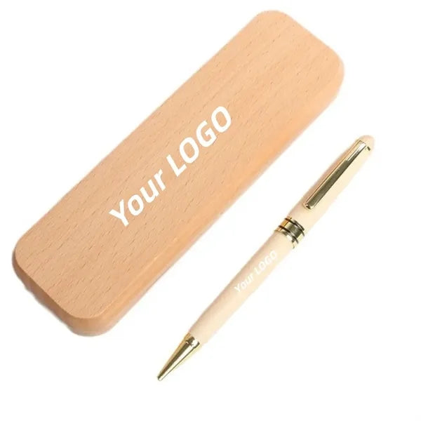 Wooden Pen with Gift Box, Premium Set