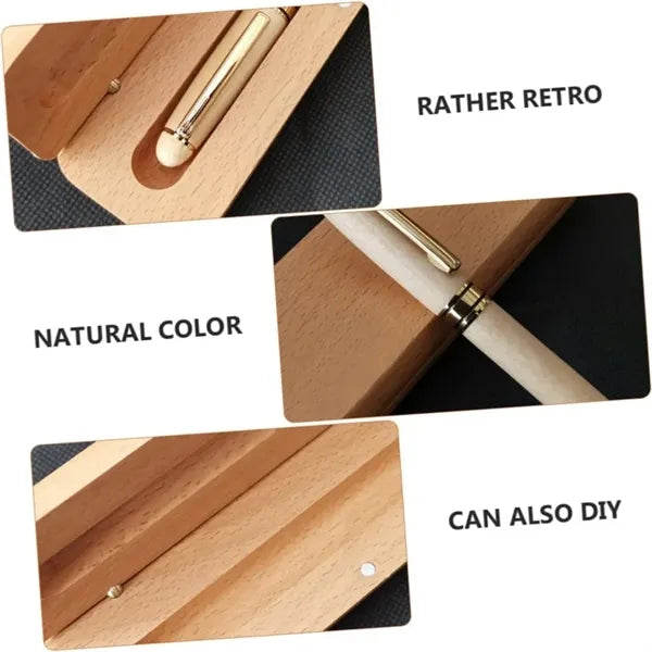 Wooden Pen with Gift Box, Premium Set