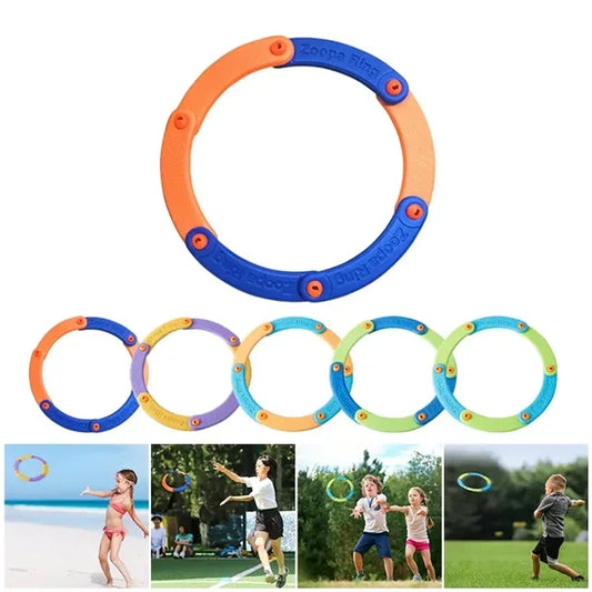 EVA Soft Flying Ring Safe Flexible Foldable For Kids Play