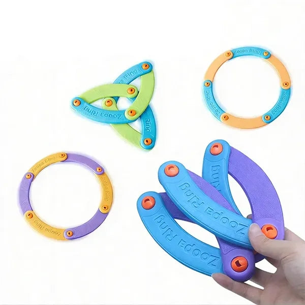 EVA Soft Flying Ring Safe Flexible Foldable For Kids Play