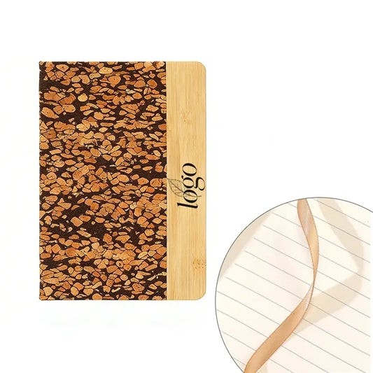 A5 Cork Bamboo Notebook