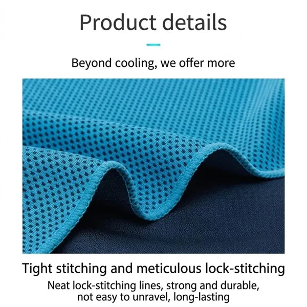 Ice Feel Quick Dry Cooling Sports Towel w/EVA Case