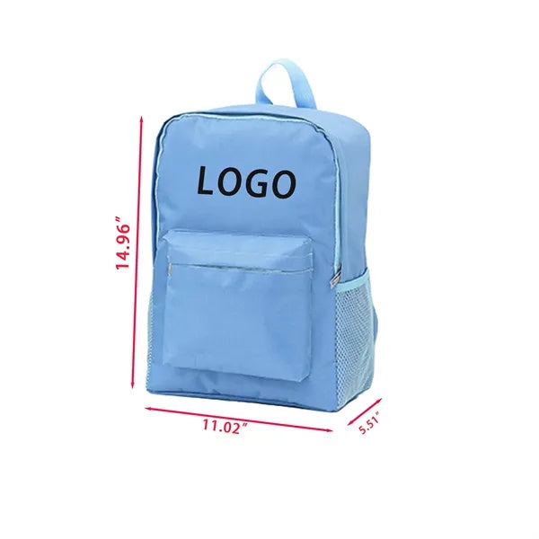 15"Water-Resistant Oxford Cloth Front Pocket School Backpack