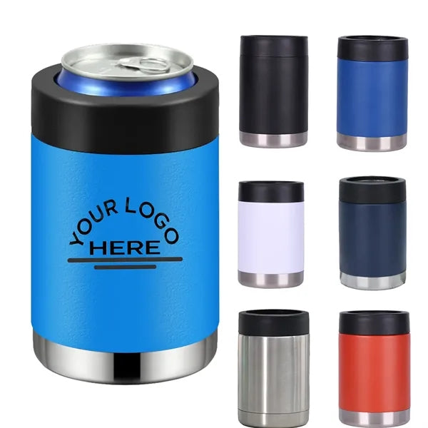 12oz Stainless Steel Can Cooler Vacuum Insulated