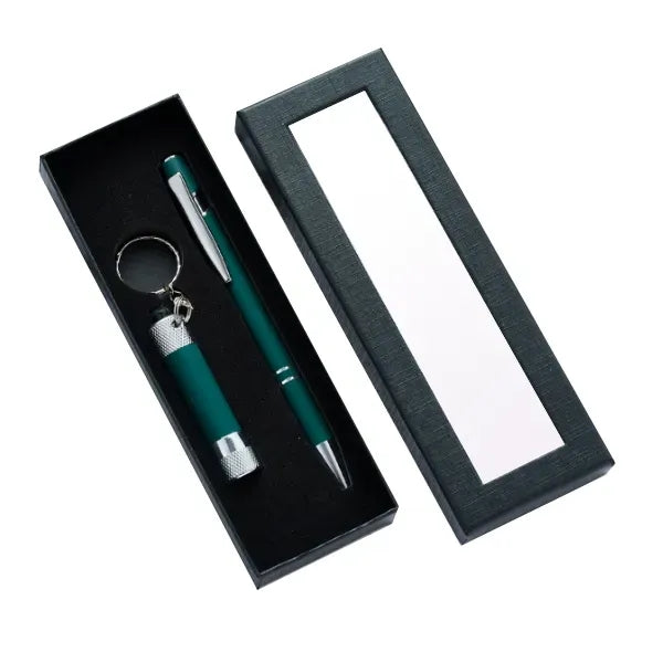 Alpha stylus pen and flashlight gift set