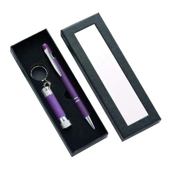 Alpha stylus pen and flashlight gift set