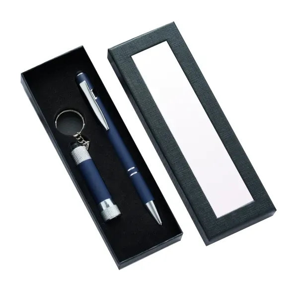 Alpha stylus pen and flashlight gift set