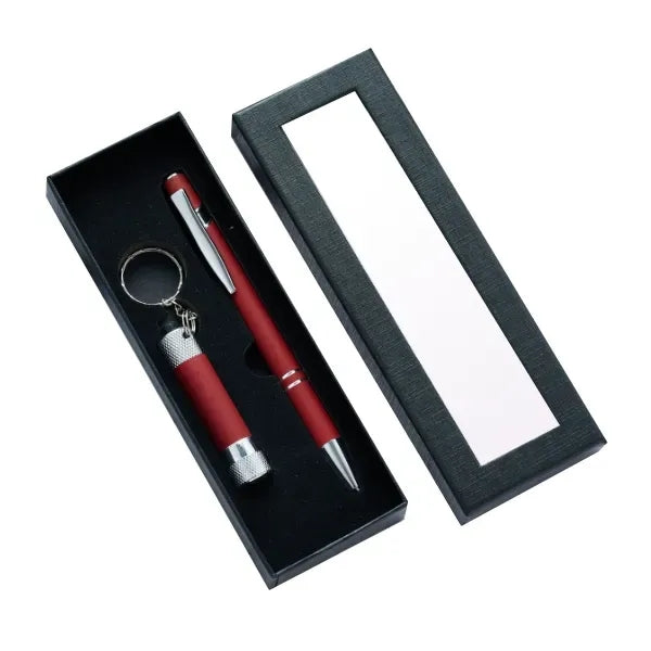 Alpha stylus pen and flashlight gift set