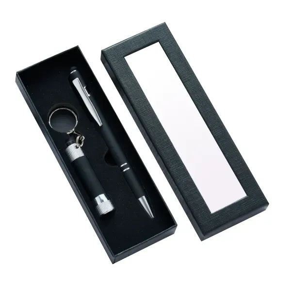 Alpha stylus pen and flashlight gift set