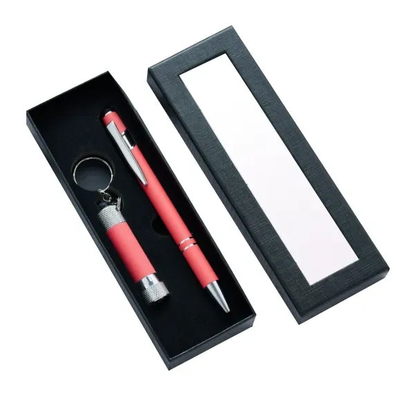 Alpha stylus pen and flashlight gift set