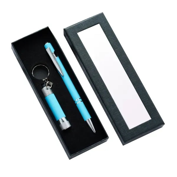 Alpha stylus pen and flashlight gift set