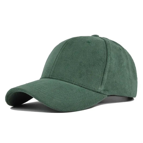 Autumn Breeze Suede Cotton Baseball Cap