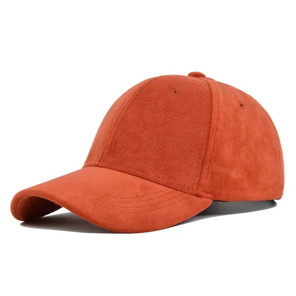 Autumn Breeze Suede Cotton Baseball Cap
