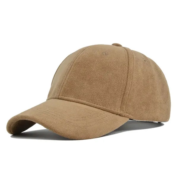 Autumn Breeze Suede Cotton Baseball Cap