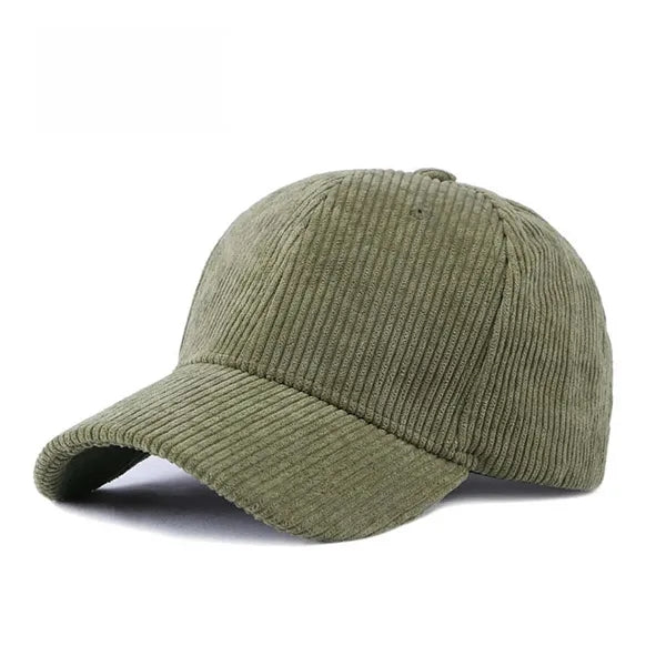 Autumn Shield Corduroy Baseball Cap