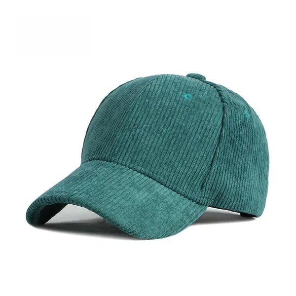 Autumn Shield Corduroy Baseball Cap
