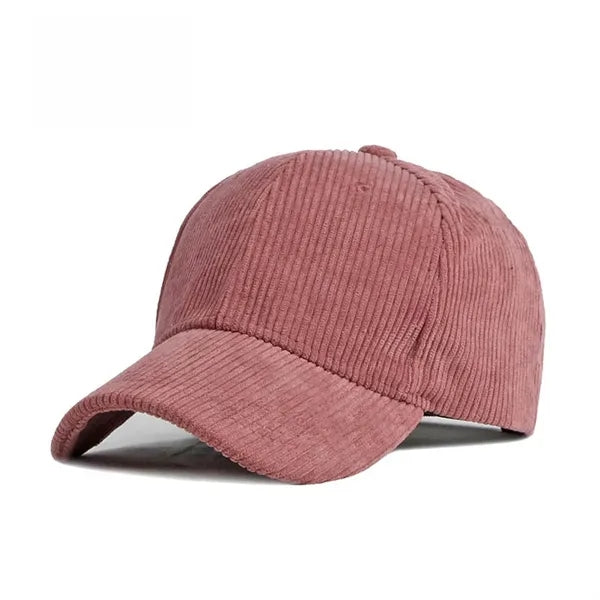 Autumn Shield Corduroy Baseball Cap