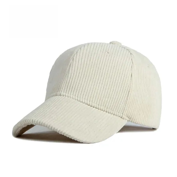 Autumn Shield Corduroy Baseball Cap