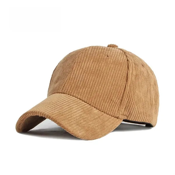 Autumn Shield Corduroy Baseball Cap