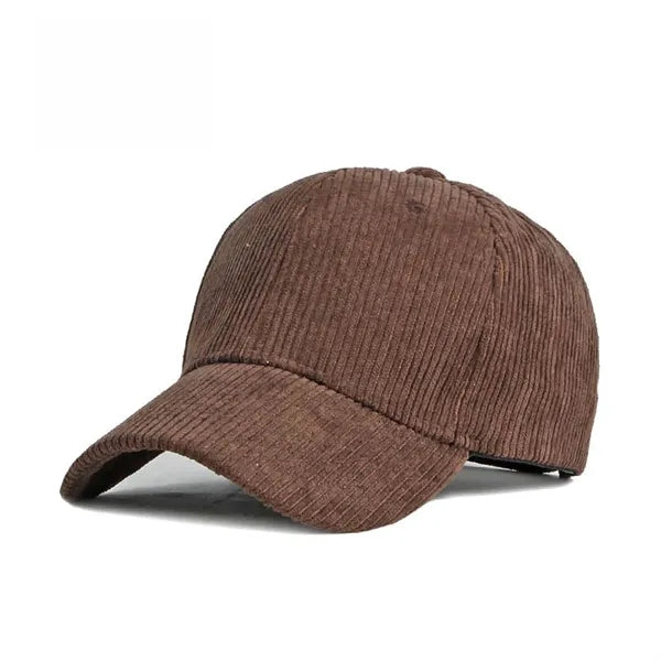 Autumn Shield Corduroy Baseball Cap