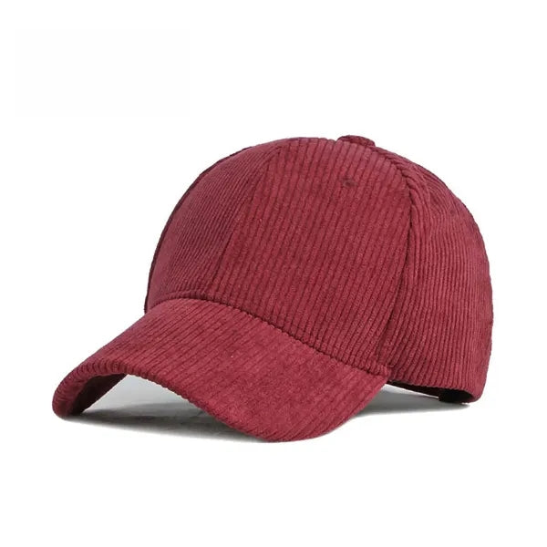 Autumn Shield Corduroy Baseball Cap