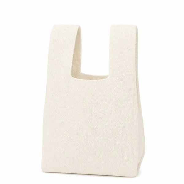 Knitted Jacquard Tote Bag