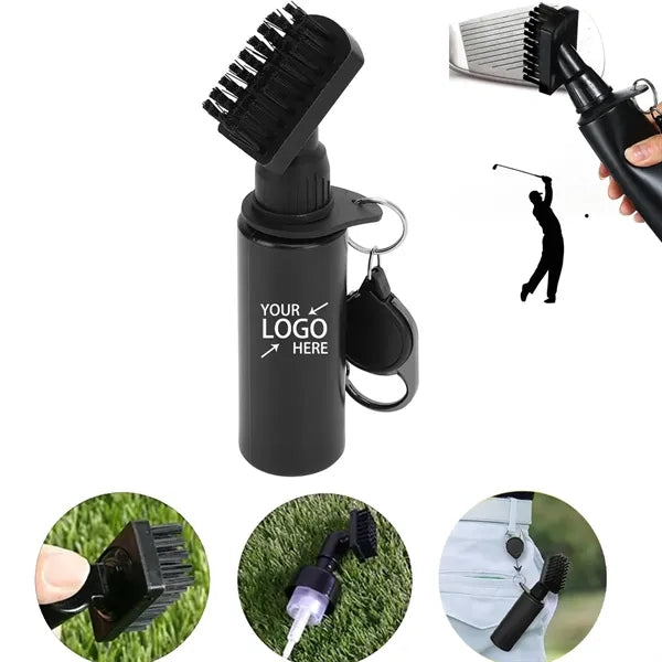 Golf Club Cleaning Brush With Water Bottle