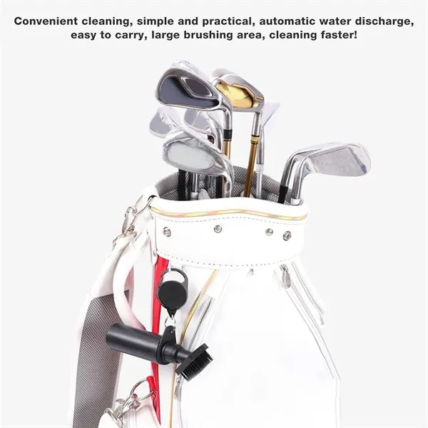 Golf Club Cleaning Brush With Water Bottle