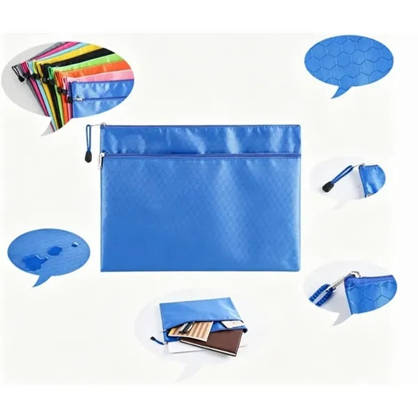 Waterproof Zipper Bag Pencil Pouch