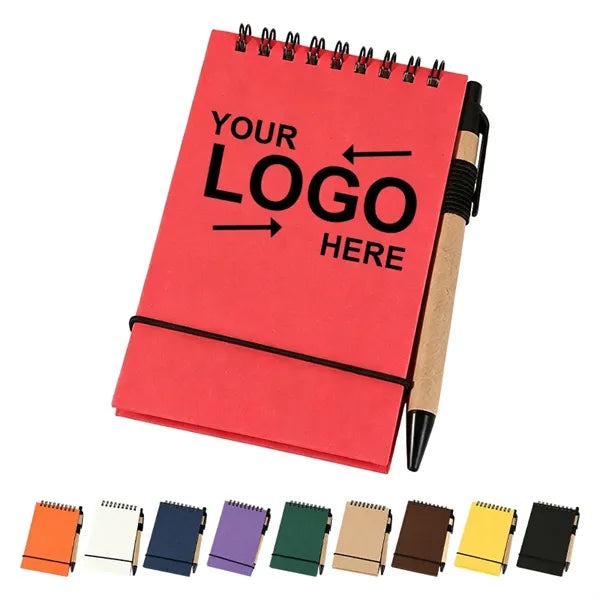 Solid Color Flip Up Eco Friendly Notepad