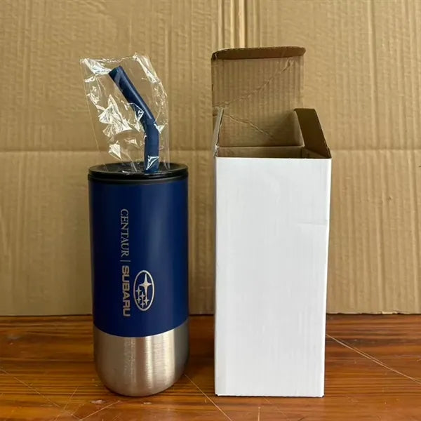 16oz Stainless Steel Vacuum Insulated Straw Cup