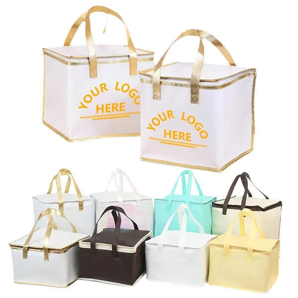 Insulated Thermal Delivery Bag Aluminum Foil Cooler Tote