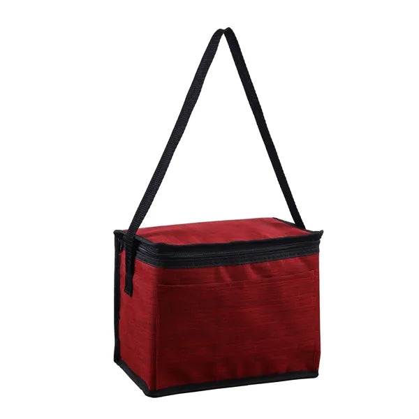 Heathered 12-Can Insulated Cooler Lunch Bag w/ Front Pocket