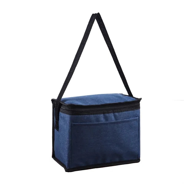 Heathered 12-Can Insulated Cooler Lunch Bag w/ Front Pocket
