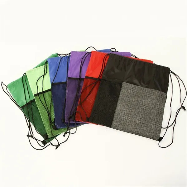 Etched Pocket Drawstring Sportpack