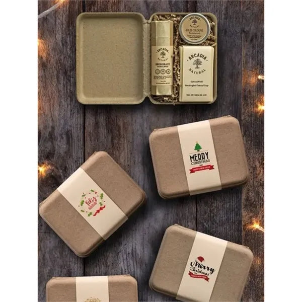 EcoFriendly Custom Logo Recycled Paper Gift Box
