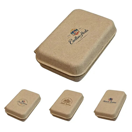 EcoFriendly Custom Logo Recycled Paper Gift Box