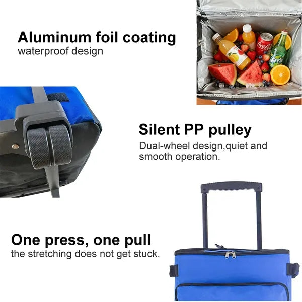 Large Capacity Collapsible Rolling Luggage
