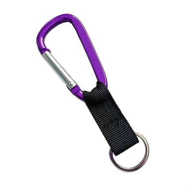 Aluminum Alloy Carabiner Keychain for Outdoor Use