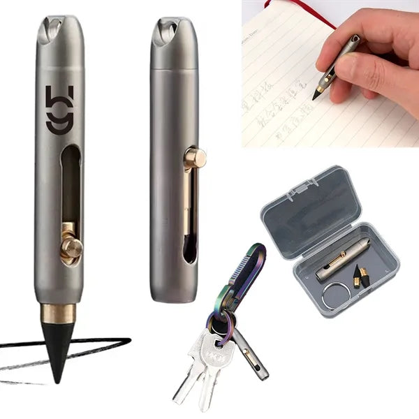 Portable Key Chain Titanium Alloy Mini Pencil