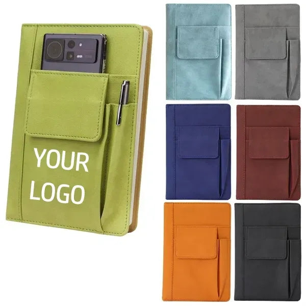 Creative Multi-Pocket Leather Journal