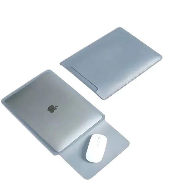 PU Leather 2-In-1 Laptop Sleeve