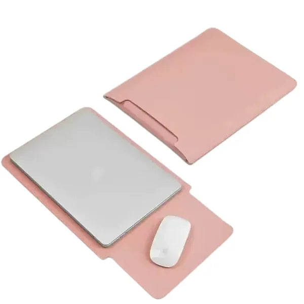 PU Leather 2-In-1 Laptop Sleeve