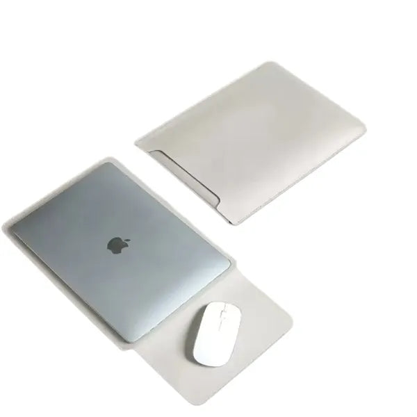 PU Leather 2-In-1 Laptop Sleeve