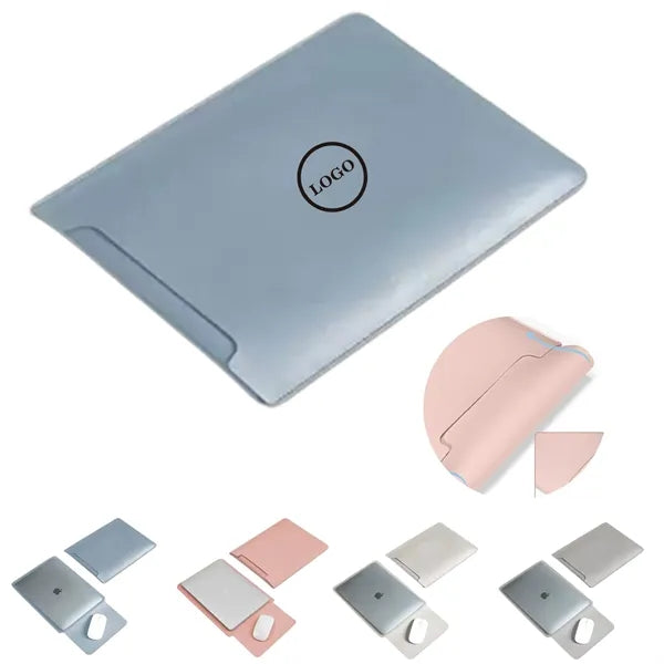 PU Leather 2-In-1 Laptop Sleeve