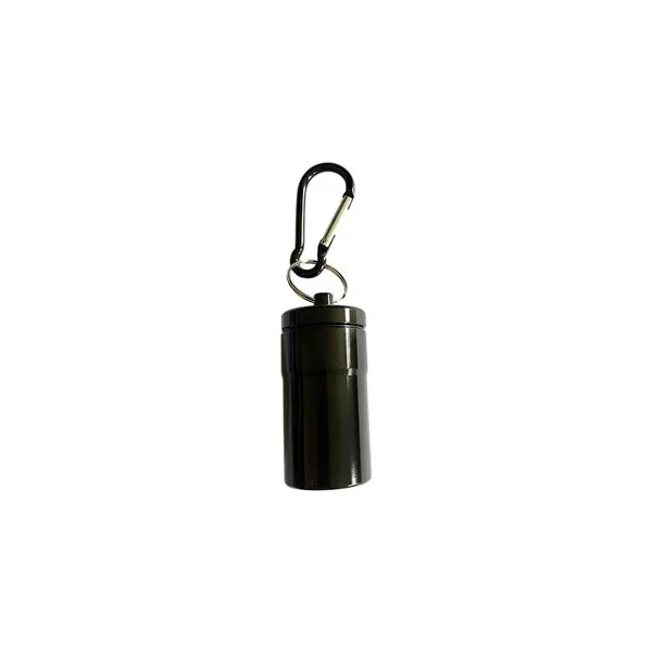 Travel Pill Holder Ashtray Portable Store Metal Bottle