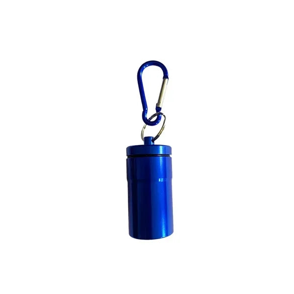 Travel Pill Holder Ashtray Portable Store Metal Bottle