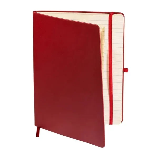 Hardcover Notebook With Pen Loop & Document Poc