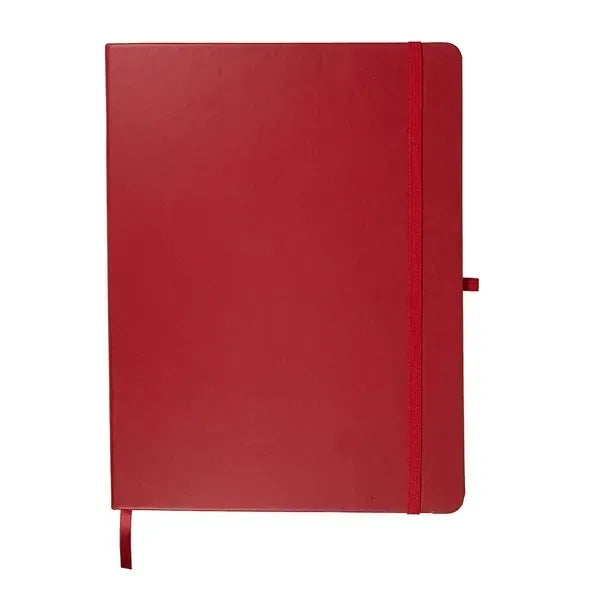 Hardcover Notebook With Pen Loop & Document Poc